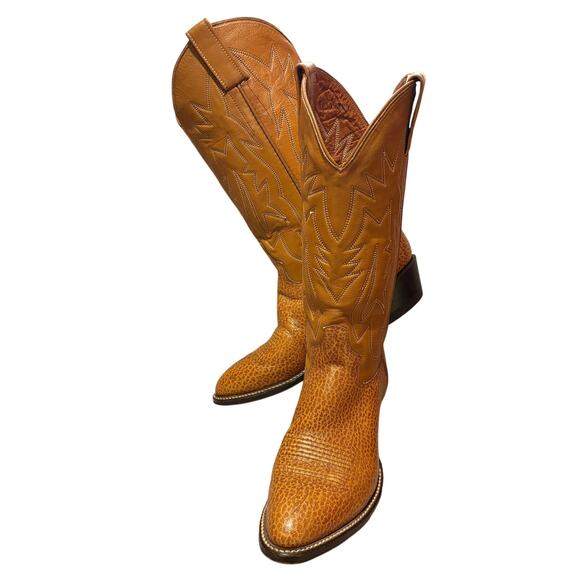 VTG Renegade Handmade Mexico Women’s 8 Leather Western Cowboy Boots Barely Worn - Picture 3 of 13